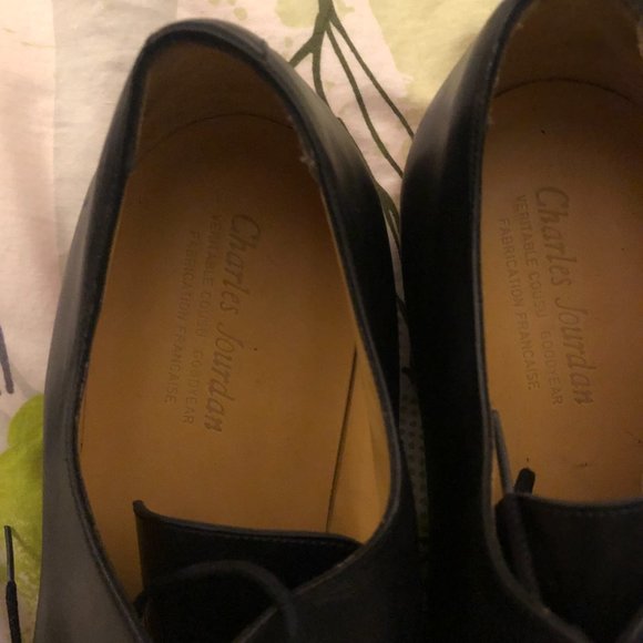Brand New  Charles Jourdan Men\'s Black Shoes,